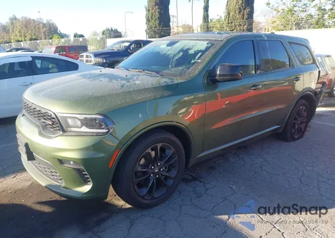 2021 Dodge Durango Gt Rwd from USA, damaged, VIN 1C4RDHDG8MC608418